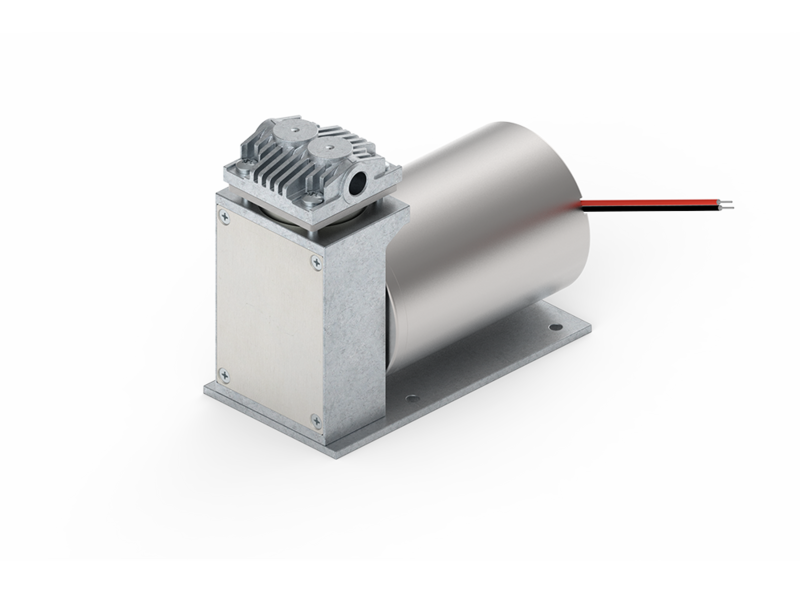 Swing piston compressor pumps, like KNF’s NPK 09, excel at generating pressure due to their rigid parts and tight seals.