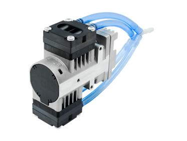 Micro diaphragm pump with double head