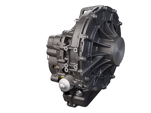 The flywheel is encapsulated in a deep vacuum.