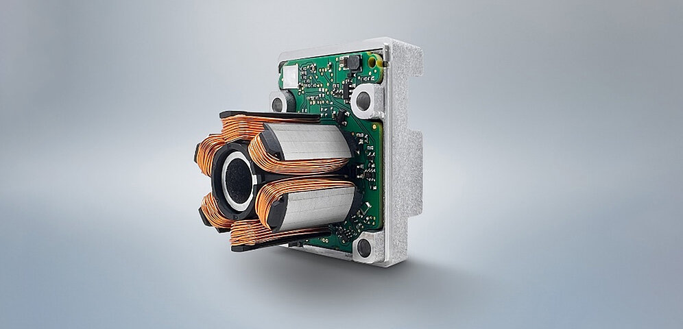 An internal view of a KNF BLDC motor.