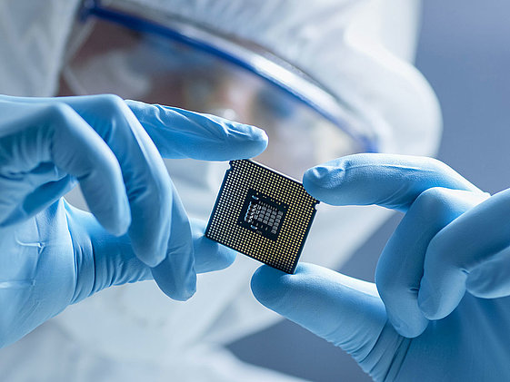 Supply and return pumps by KNF used in the semiconductor industry